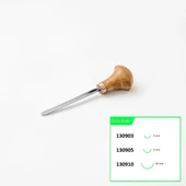 STRYI 130903 Avuç İçi Derin Oluklu Ahşap Oyma Iskarpelası 3 mm thumbnail 5