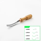 STRYI 110915 Bükülmüş Derin Oluklu Ahşap Oyma Iskarpelası 15 mm - 6