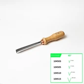 STRYI 104515 V Ağız 45 Derece Ahşap Oyma Iskarpelası 15 mm - 11