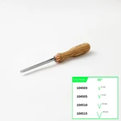 STRYI 104505 V Ağız 45 Derece Ahşap Oyma Iskarpelası 5 mm - 5