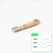 STRYI 390920 Kısa Tip Oluklu Ahşap Oyma Iskarpelası 20 mm thumbnail 5