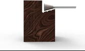 SABURTOOTH 18DT38SE-40 Zıvana (Kırlangıç) Tip Düz Sonlu Uzun Törpü İnce Diş (Sap:3.2 mm) - 3
