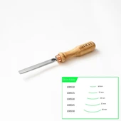 STRYI 100510 Düz Tip Sığ Oluklu Ahşap Oyma Iskarpelası 10 mm - 7