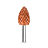SABURTOOTH 6F34-90 Alev Tipi Kalın Diş Ahşap Törpü (Sap:6 mm) - 4