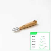 STRYI 391915 Kısa Tip Derin Oluklu Ahşap Oyma Iskarpelası 15 mm thumbnail 9