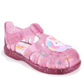 Igor S10341 Tobby Unicornio Fuşya Şeffaf Ortopedik Günlük Kız Çocuk Sandalet - 1
