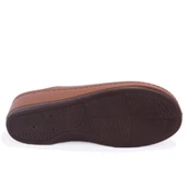 Dagoster DZA37-1803 Kahve Günlük Ortopedik Burun Kapalı Kadın Terlik - 4