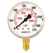 KASWELD 4104 Manometre 63 mm 0-315 Bar thumbnail 6