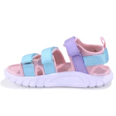 Vicco Cube 332F25Y212 Gri Pudra Ortopedik Günlük Kız Çocuk Spor Sandalet thumbnail 3