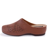 Dagoster DZA37-1803 Kahve Günlük Ortopedik Burun Kapalı Kadın Terlik - 3