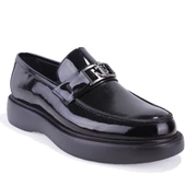 Dagoster DMA78-9540 Siyah Rugan Ortopedik Klasik Spor Erkek Deri Ayakkabı - 1