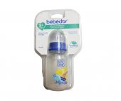 Bebedor Desenli PP Biberon 3+ Ay Mavi Orta Akış - 1