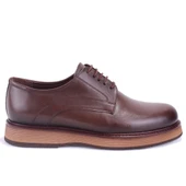 Dagoster DMA78-20801 Kahve Ortopedik Klasik Spor Erkek Deri Ayakkabı - 2