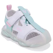 Vicco Live 332B525Y217 Beyaz Ortopedik Günlük Işıklı Kız Çocuk Spor Sandalet thumbnail 1
