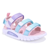 Vicco Cube 332F25Y212 Gri Pudra Ortopedik Günlük Kız Çocuk Spor Sandalet thumbnail 1