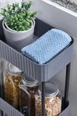 EASY 3 KATLI ÇOK AMAÇLI RAF MUTFAK VE BANYO ORGANİZER DÜZENLEYİCİ (TEKERLEKLİ) - 2