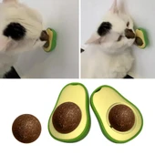 Avokado Dönen Kedi Nanesi Cat Oyun Topu Doğal Kedi Oyuncağı - 1