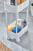 Easy 3 Katlı Çok Amaçlı Raf Banyo Ve Mutfak Organizer Düzenleyici (TEKERLEKLİ) - 5