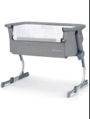 Kinderkraft Uno Up Anne Yanı Beşiği - Grey Melange - 3