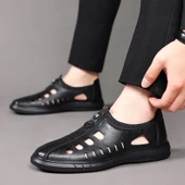 Erkek Yazlık Deri Ayakkabı (Kahverengi) thumbnail 7