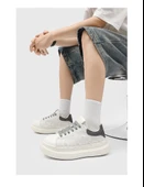 Erkek Günlük Retro Spor Ayakkabı (Beyaz Eskitme) thumbnail 9