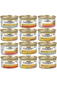 Gourmet Gold  Karışık Parça Etli Konserve Yetişkin Kedi Yaş Maması 24 X 85 Gr - 1