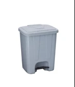 Omnipazar SY-4255 40 lt Köşeli Pedallı Plastik Çöp Kovası (İç Kovasız) - 9