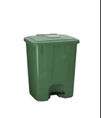 Omnipazar SY-4255 40 lt Köşeli Pedallı Plastik Çöp Kovası (İç Kovasız) - 5