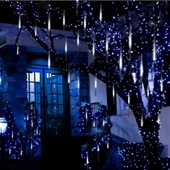 Kayan 8'li Renkli LED Çubuk Işık Dekoratif Aydınlatma Efekti İç ve Dış Mekan Uyumlu thumbnail 7