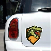 Trex Sticker 2 10x10 cmRenkli Sticker thumbnail 2