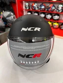NCR AİR YARIM KASK MAT SİYAH (ECE BELGELİ) S BEDEN - 5