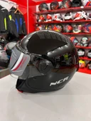 NCR AİR YARIM KASK PARLAK SİYAH (ECE BELGELİ) S BEDEN - 2