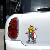 Serseri Balkabağı Sticker 10x10 cmRenkli Sticker thumbnail 2