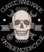 Vintage Motorcycle Sticker 10x10 cmRenkli Sticker - 1