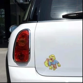 Zombi Sticker 2 10x10 cmRenkli Sticker - 2
