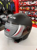 NCR AİR YARIM KASK MAT SİYAH (ECE BELGELİ) M BEDEN - 1