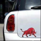 Kızgın Boğa 1 Sticker 10x10 cmRenkli Sticker thumbnail 2