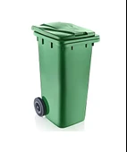 Omnipazar SY-6506 Eko Tekerlekli Kapaklı Plastik Çöp Konteyneri 120 lt - 5