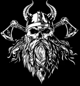 Viking Sticker 5 10x10 cmRenkli Sticker - 1