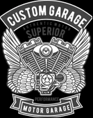 Custom Garage Sticker 10x10 cmRenkli Sticker - 1