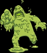 miKROP Zombi Sticker 10x10 cmRenkli Sticker - 1