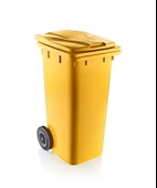 Omnipazar SY-6505 Tekerlekli Kapaklı Plastik Çöp Konteyneri 120 lt - 9