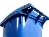 Omnipazar SY-6505 Tekerlekli Kapaklı Plastik Çöp Konteyneri 120 lt - 12