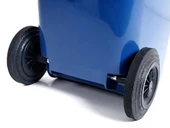 Omnipazar SY-6505 Tekerlekli Kapaklı Plastik Çöp Konteyneri 120 lt - 11