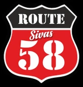 58 Sivas Sticker 10x10 cmRenkli Sticker - 1