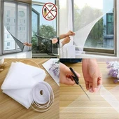 BUFFER® Tüm Cam Pencere Kapılara Uyumlu Çift Kanat Pencere Sinekliği - 6