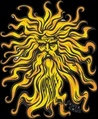 Zeus Sticker 10x10 cmRenkli Sticker - 1