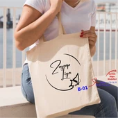 Kişiye Özel İsim Yazılı Tasarım Bez Çanta, Hediyelik Bez Çanta B Serisi thumbnail 1