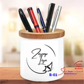 Kişiye Özel İsim Yazılı Kalemlik, İsimli Kalemlik B Serisi - 1