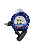 Yuma YM-733 Mavi 65 cm Bisiklet Kilidi - 1
